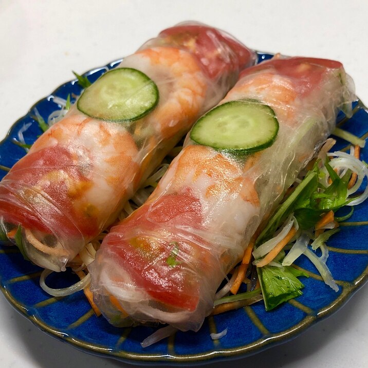 気軽に作る生春巻き